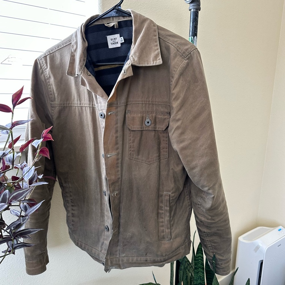 Flint and tinder flannel canvas jacket